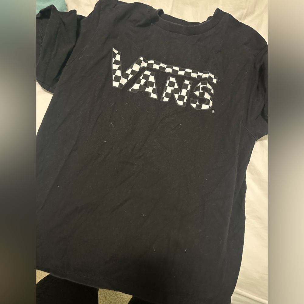 Boys vans black tee
